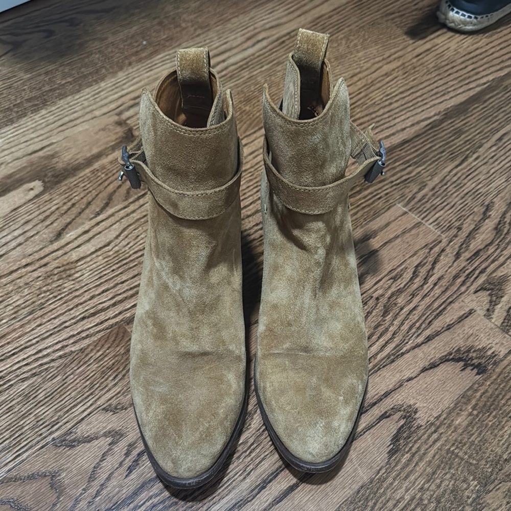 Rag & Bone Tan Suede Ankle Boots size 8